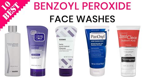 Facial Wash Yang Mengandung Benzoyl Peroxide